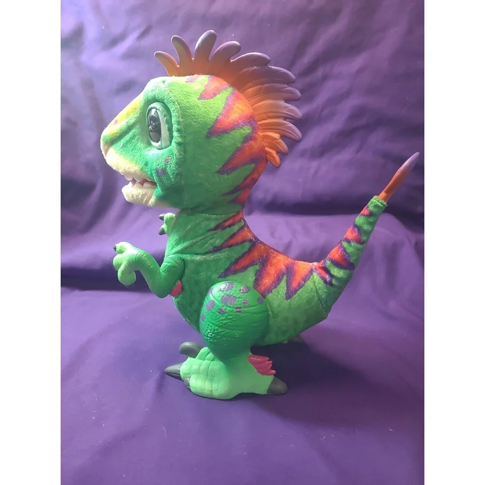 FurReal Friends Blue Munchin Baby T Rex Interactive Talking Pet Dinosaur - Works